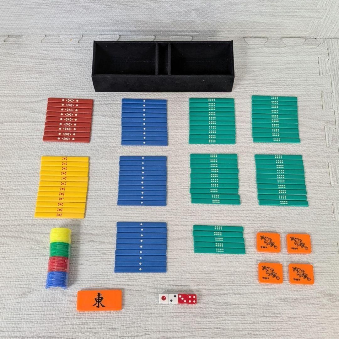 大洋ユニマック 麻雀牌 ダイヤ アタッシュケース DVD付 廃盤品 点棒 赤ドラ
