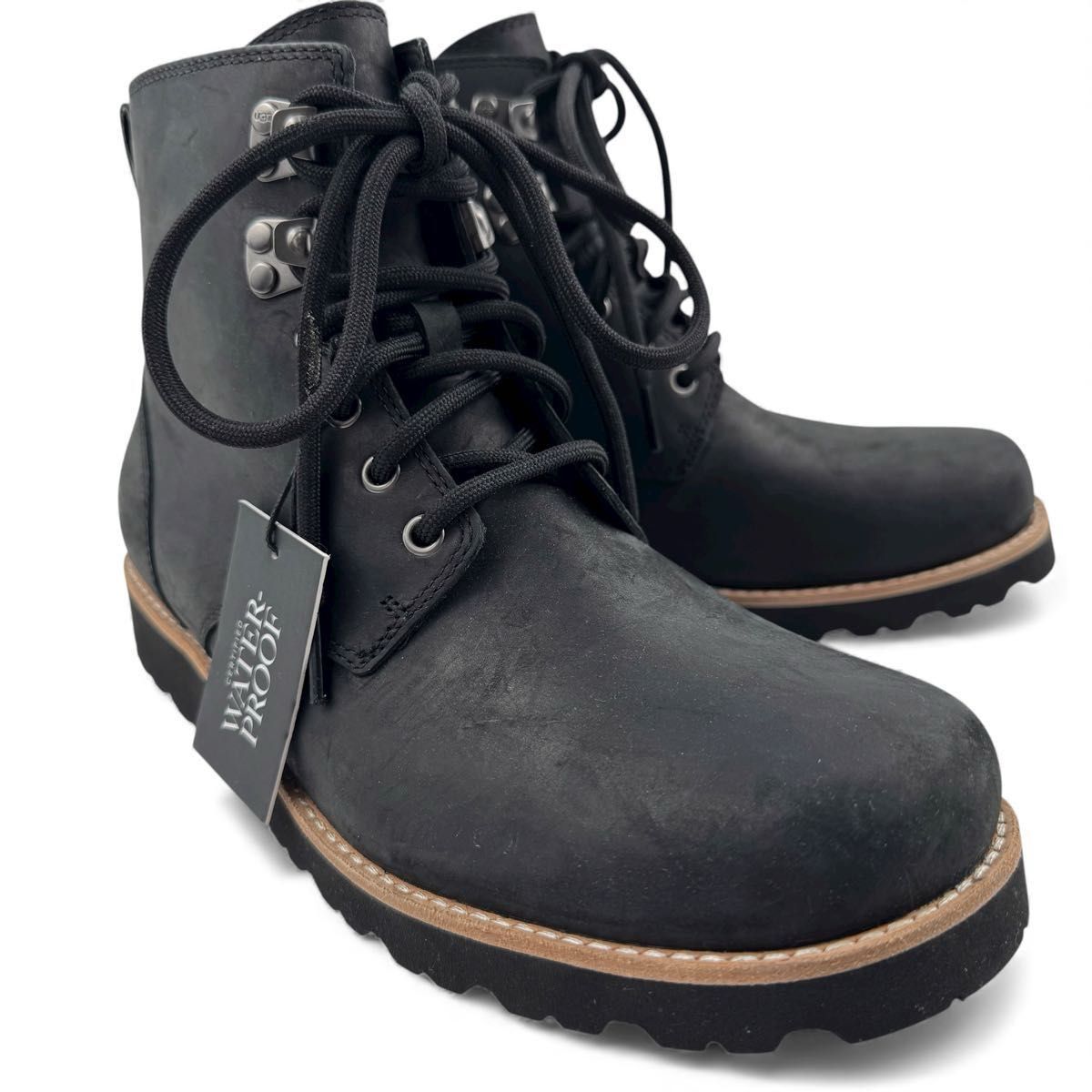 品 UGG RITTER BOOT Water Proof アグ リッター ブーツ 防水 レースアップ 黒 26cm