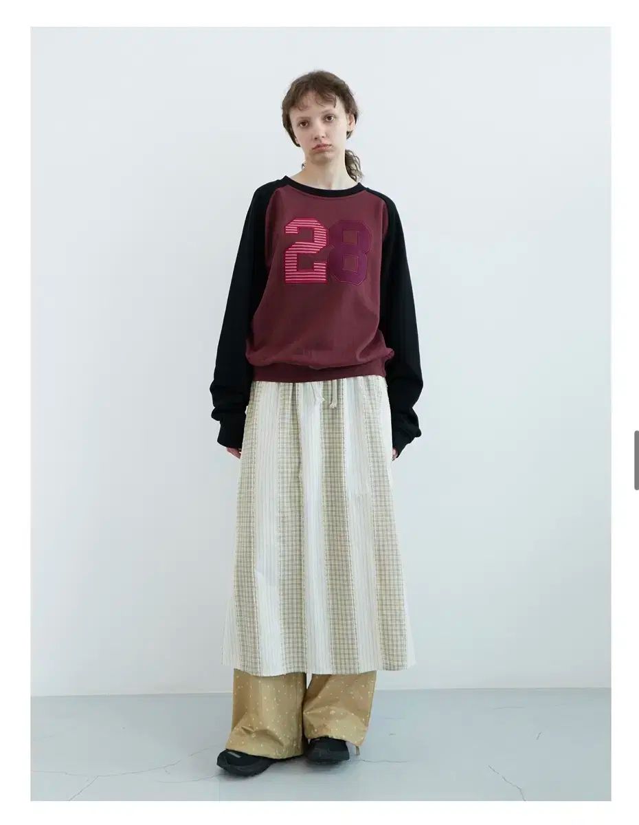 ENZO BLUES エンゾーブルース ミックス パータン ISTJ VENDING MACHINE Ver. スカート ベージュ