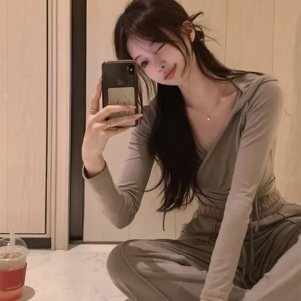 ラブシャーリング フードトレーニングウェア セット