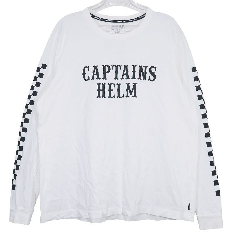 CAPTAINS HELM キャプテンズヘルム CHECKER L/S TEE チェッカー ロング