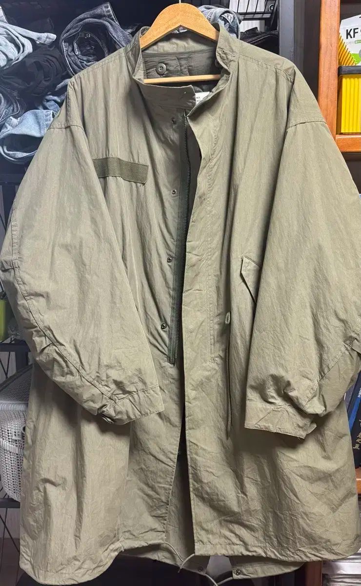 21fw FREAK S STORE フリークスストア フィッシュテールパーカー mサイズ オリーブ