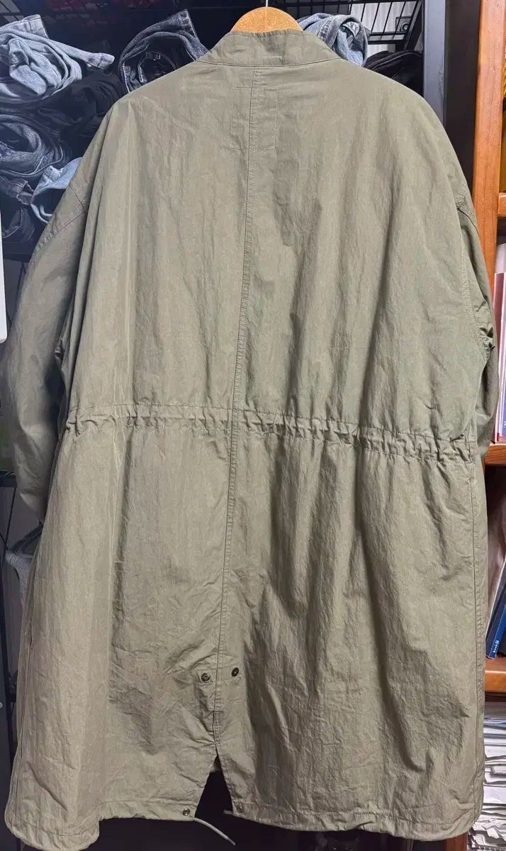 21fw FREAK S STORE フリークスストア フィッシュテールパーカー mサイズ オリーブ