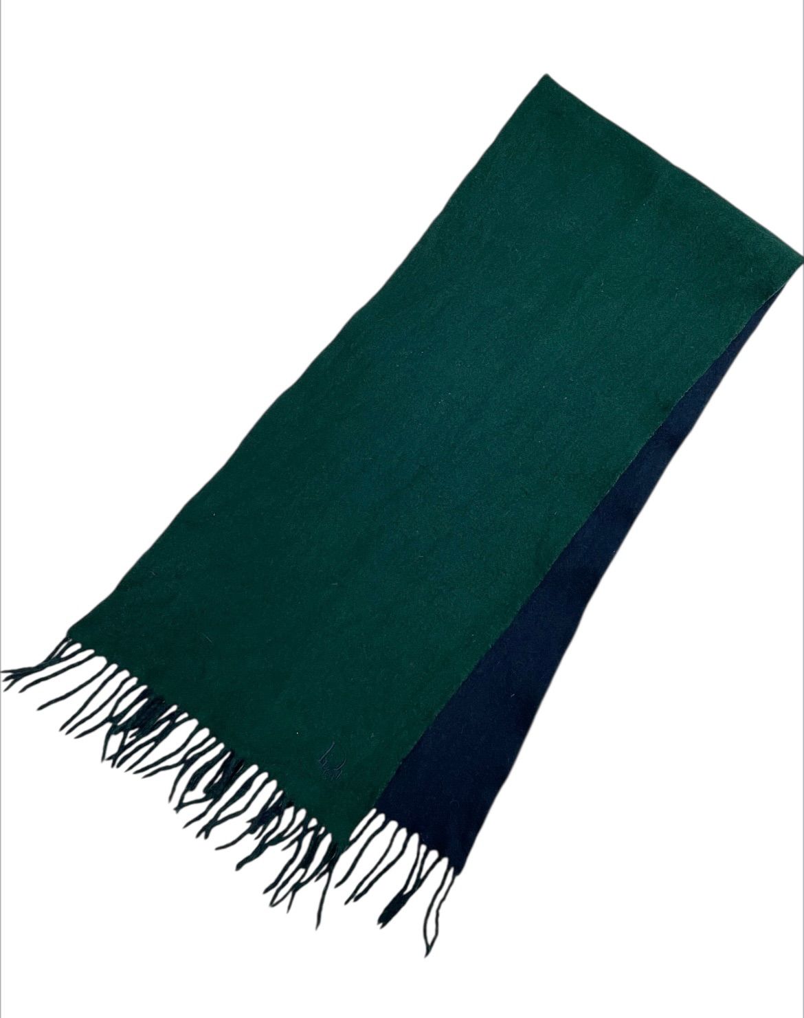 Christian Diorリバーシブルマフラークリスチャンディオール ロゴ刺繍