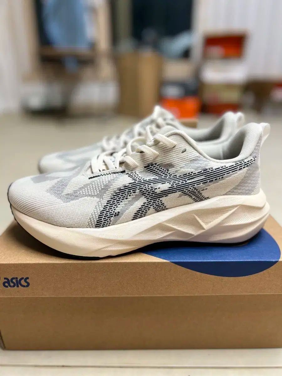 アシックス ノヴァブラスト5 LE オートミール ブラック 275