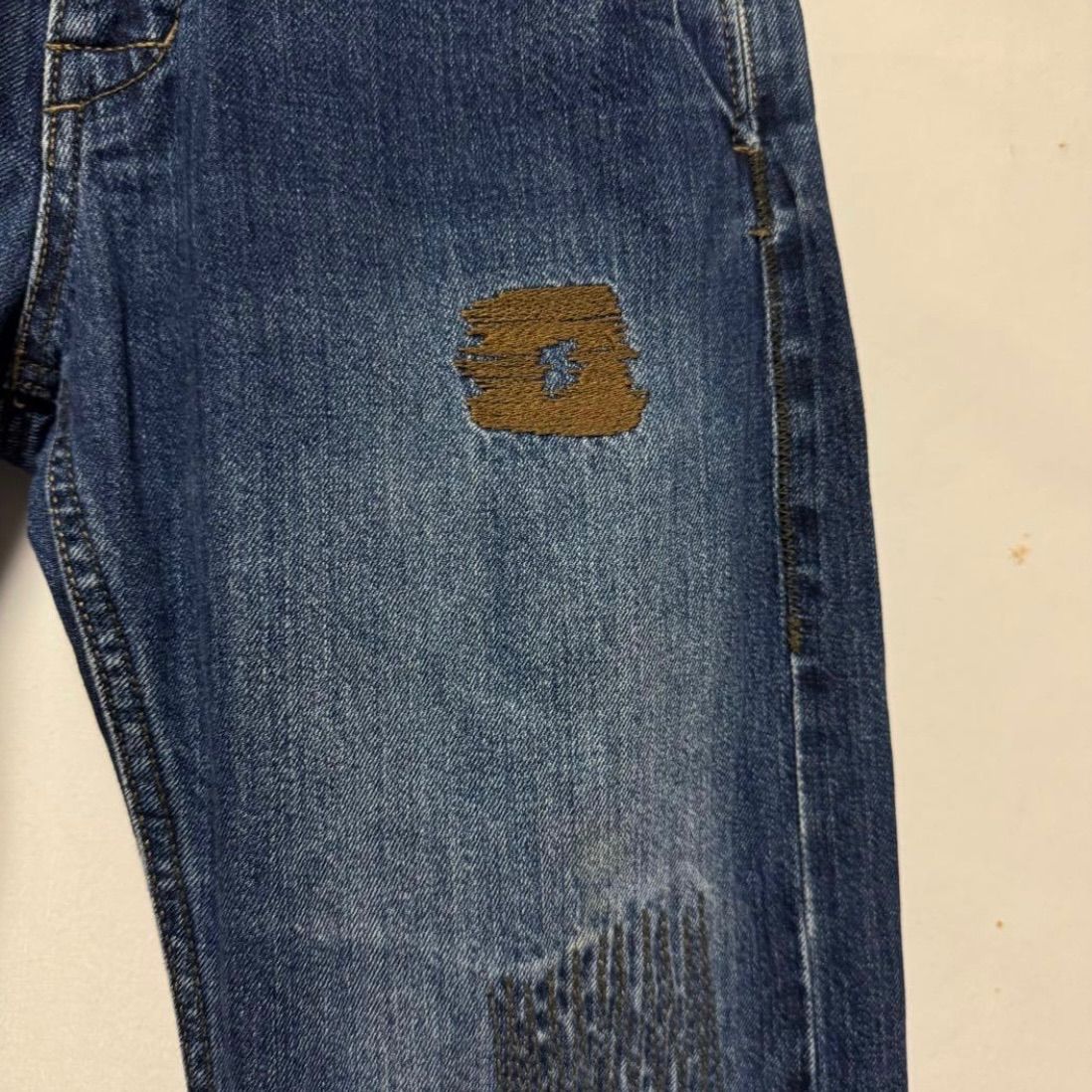 希少【291295=HOMME 【商品名】y2k 00's archive 瘡蓋 ダメージ加工