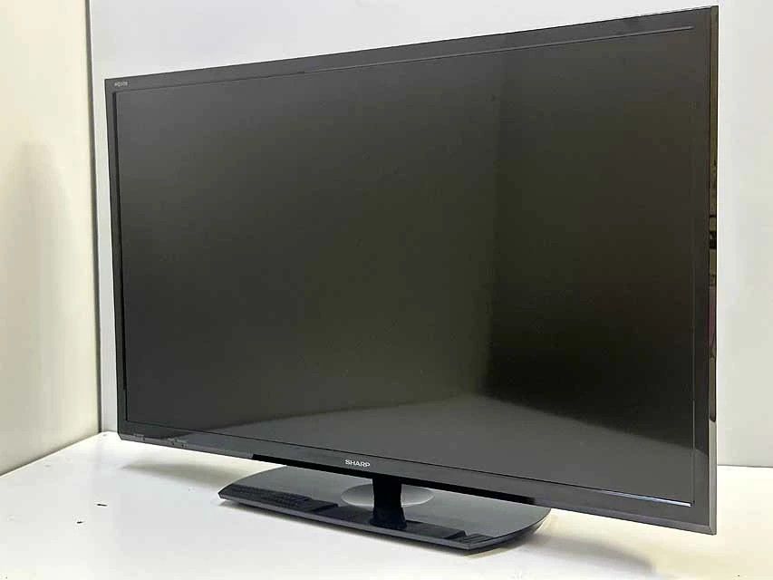 SHARP 32V型 ハイビジョン 液晶テレビ AQUOS 2T-B32AB1 製 純正リモコン付 外付けHDD録画 ブラック