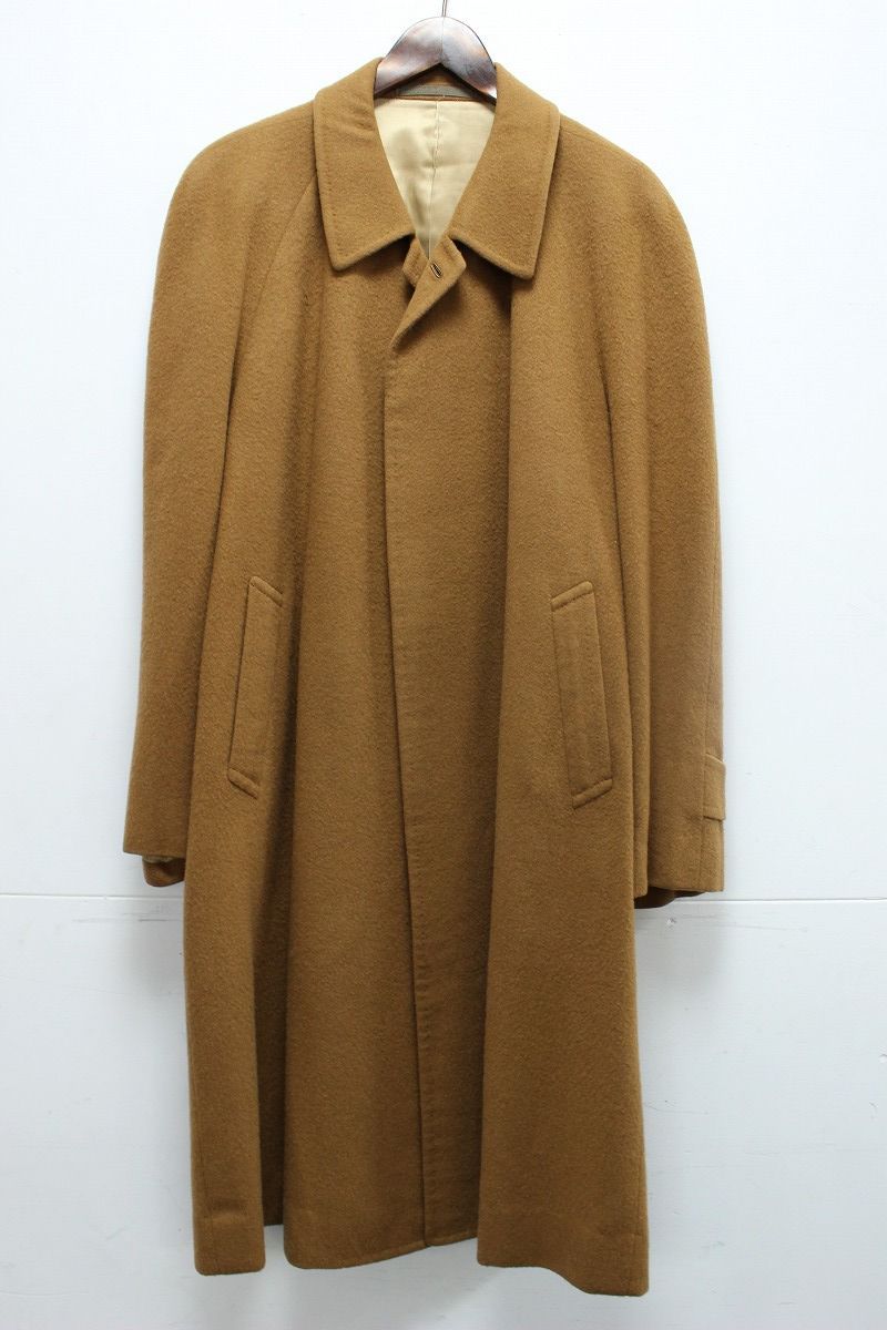 Mr.JUNKO 最高級ピュアカシミアステンカラーコート　ブラック　百貨店購入品 ピュアカシミヤ ステンカラーコート