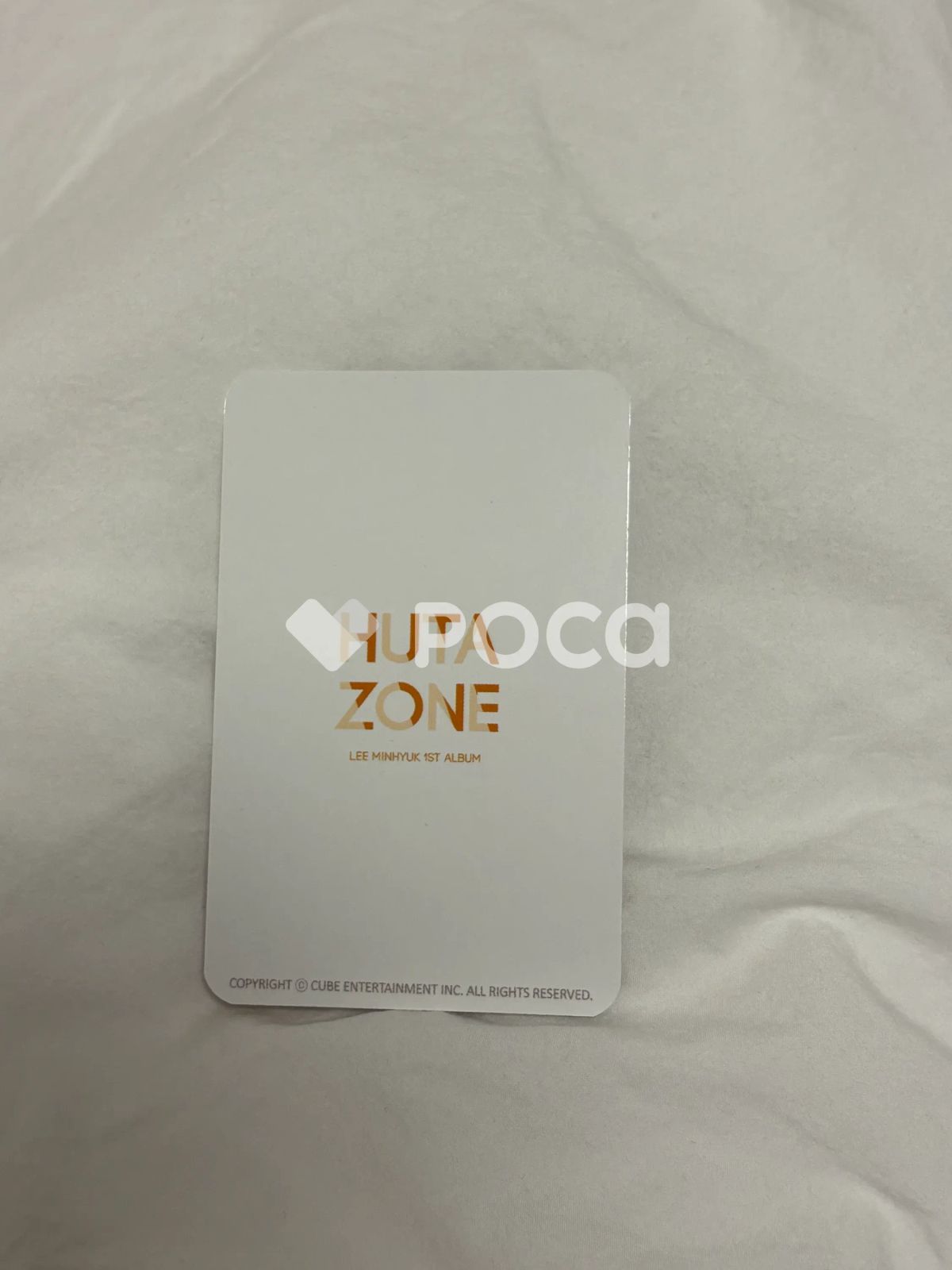 BTOB イ ミンヒョク HUTAZONE 公開放送 サノク トレカ