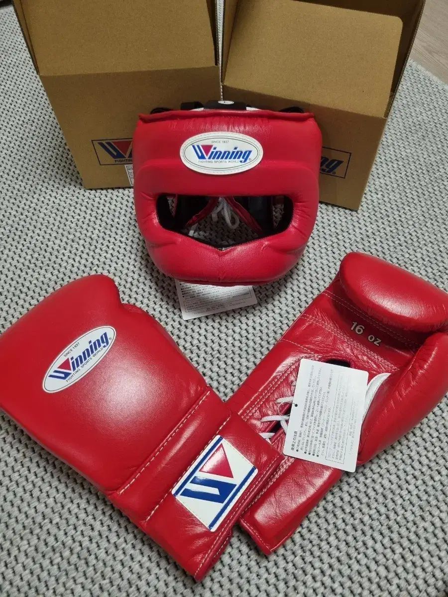 ウィニング 16オンス レース - コ保護 ヘッドギア ラージ