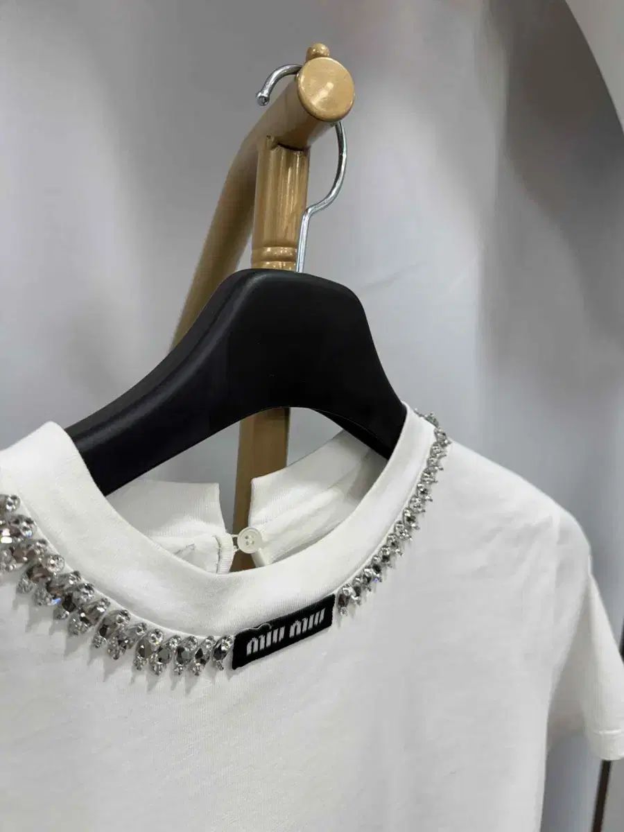 MIU MIU ミュウミュウ ロゴ 半袖Tシャツ L