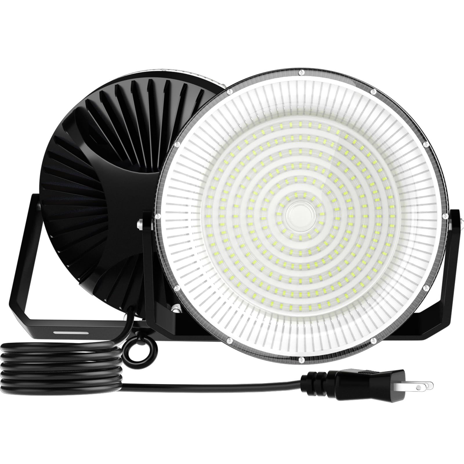 驚異の明るさ 省電力 TANKAO 投光器 高天井灯 led投光器 LED高天井照明 防水 100 V 高輝度 6500 K 昼白色 UFO型 IP 66 ハイベイライト 85 220 ガレージライト 掲示板 体育館 展覧会 駐車場 運動場 工場 倉庫 車