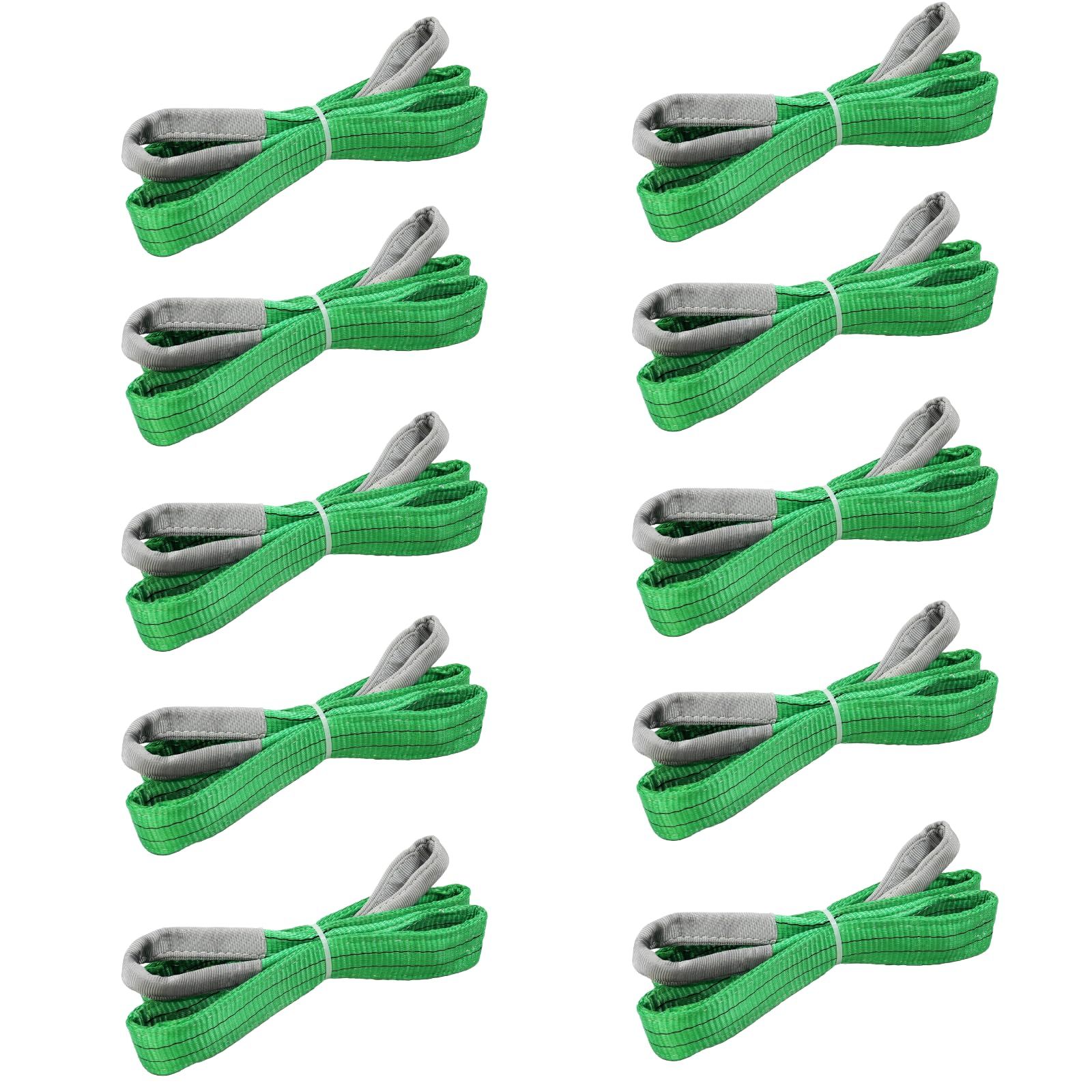 HELIX スリングベルト 3m 幅50mm 使用荷重 2000kg 荷締め つり上げ 吊上げ 牽引 ベルトスリング 作業効率を向上 10本セット