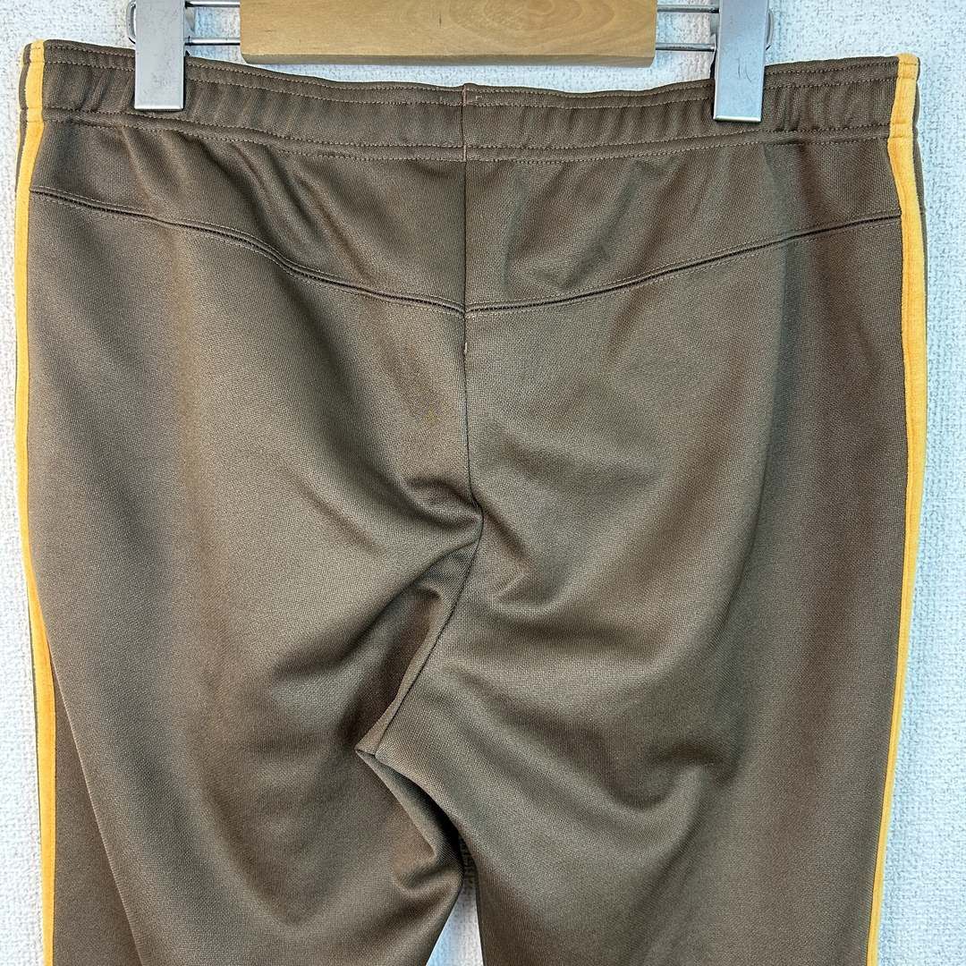 00s Adidas アディダス トラックパンツ サイドライン ロゴ ブラウン