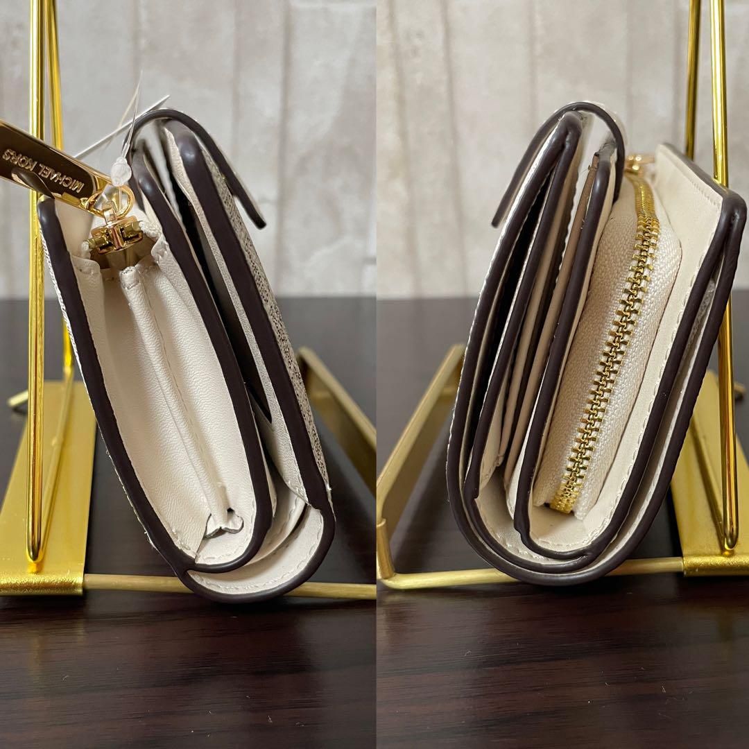 早い者勝ち！訳あり新品 MICHAEL KORS 花柄 二つ折り財布 マイケル