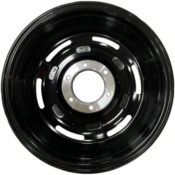  16インチ アルミ ホイール 1本 6 5 J H PCD 139 7 オフ 38 JWL T 6穴 ヴィンテージ ハイエース 200 系 標準 ワイド マットブラック 黒 16インチ タイヤ ホイールセット