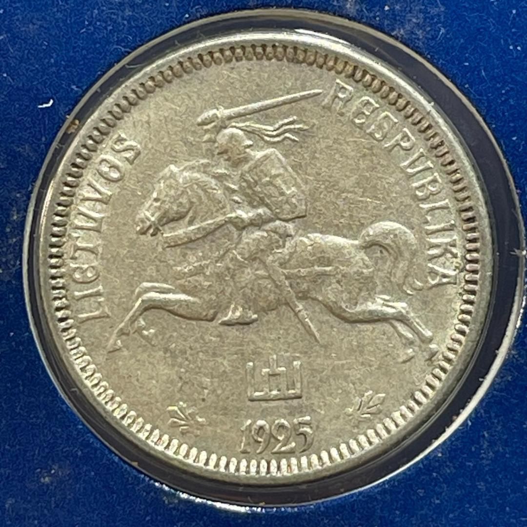 銀貨】1925年 リトアニア 1リタス銀貨／フランクリンミント発行「世界