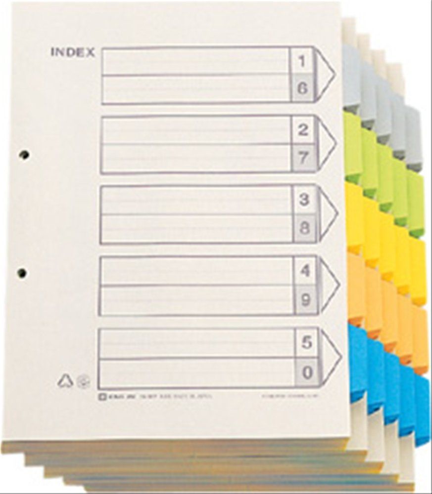 キングジム カラ インデックスA 4 S 100組 A 907 100 青