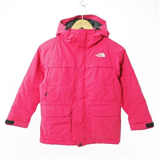 ザノースフェイス THE NORTH FACE キッズ ダウンジャケット ダウンコート フーディ ロゴ刺繍 130 ピンク NDJ91504 1103