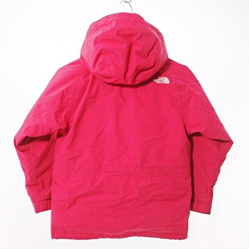 ザノースフェイス THE NORTH FACE キッズ ダウンジャケット ダウンコート フーディ ロゴ刺繍 130 ピンク NDJ91504 1103