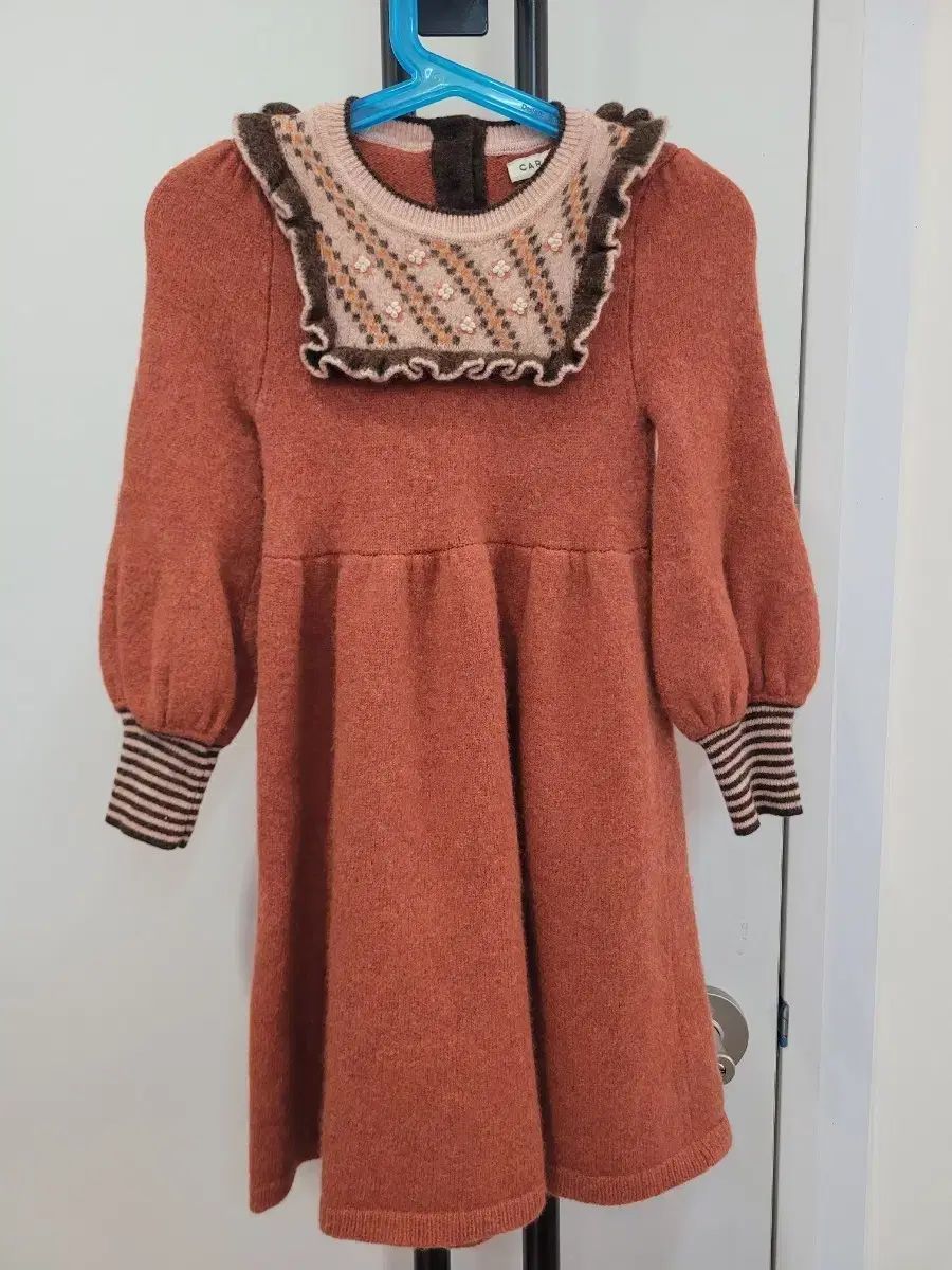 キャラメルラン ドン ウール ワンピース 6歳