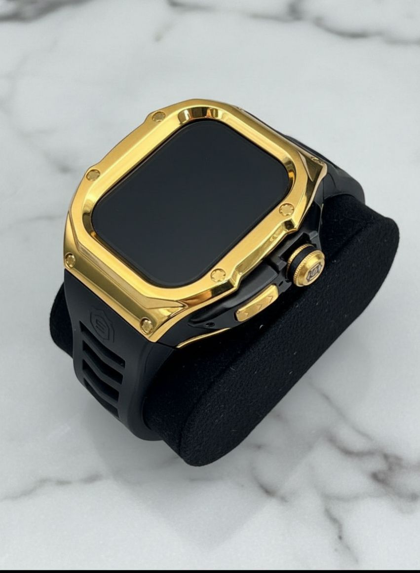 49mm ステンレスケース Apple Watch Ultra ラバーバンド アップルウォッチ ウルトラ 452