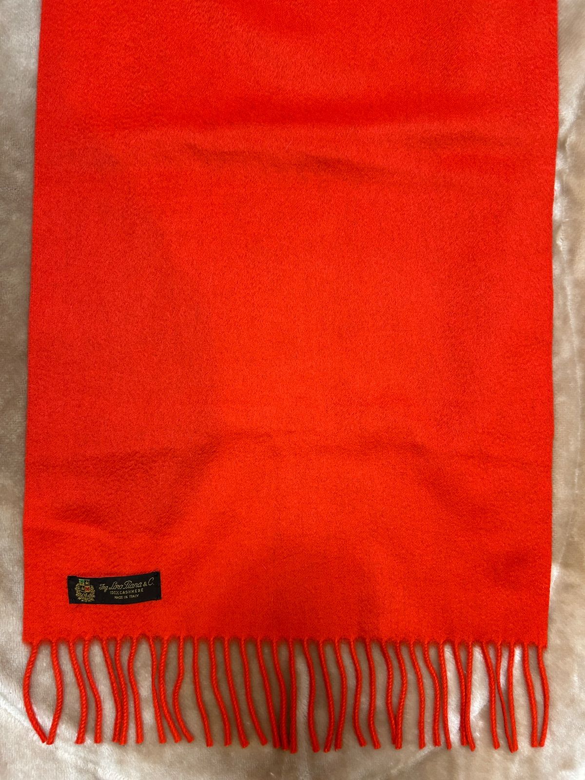 未使用　ロロピアーナ　カシミヤマフラー　ストール ロロピアーナカシミヤ100%マフラーカシミア100%ストールショール
