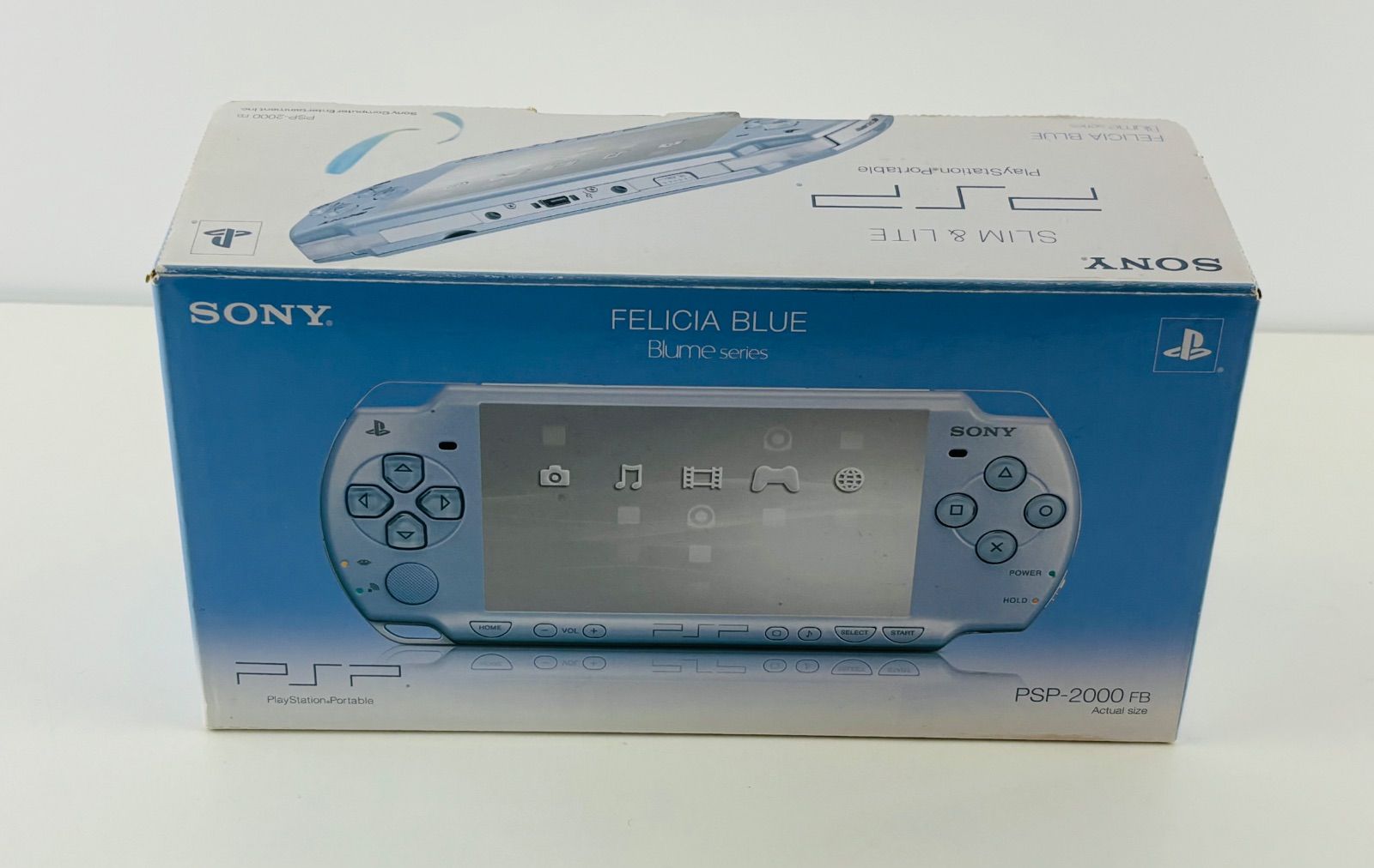 PSP 2000 フェリシア ブルー プレイステーション ポータブル SONY すぐ遊べるセット