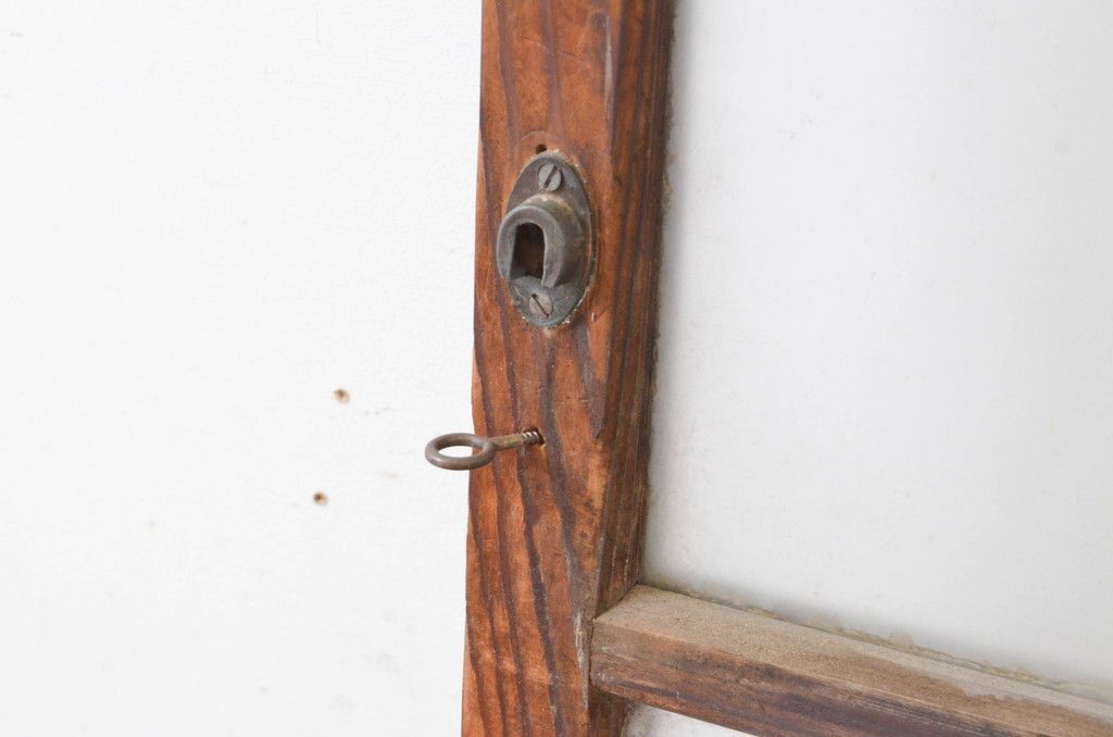横桟ガラス窓1枚 アンティーク建具