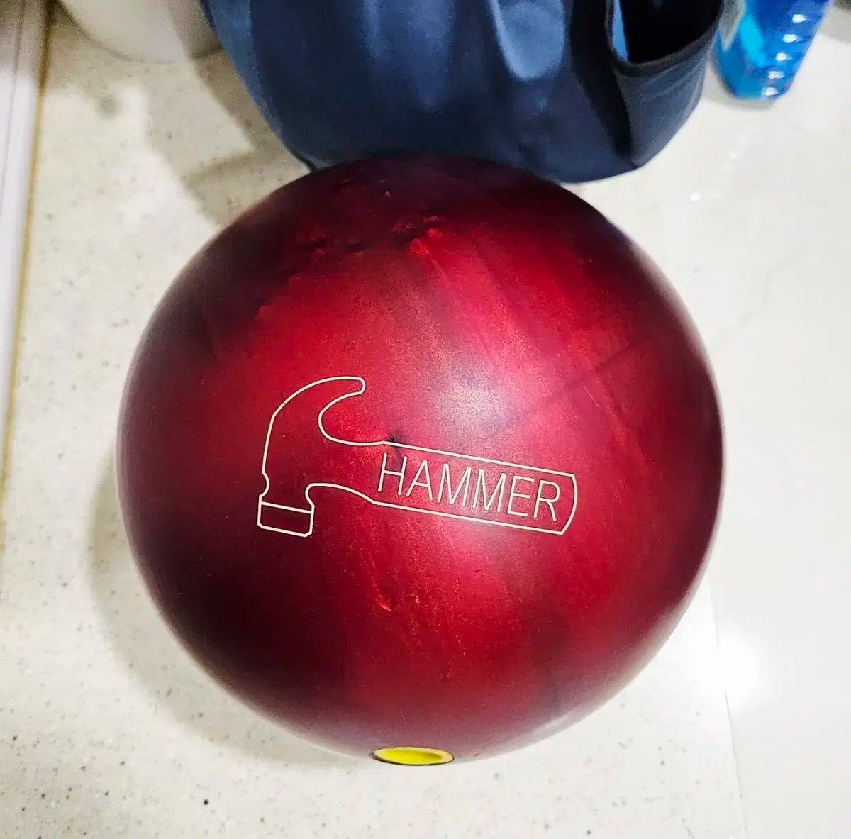 トゥーフィンガー HAMMER ハンマー レッドパール ウレタン ボーリングボール 15p