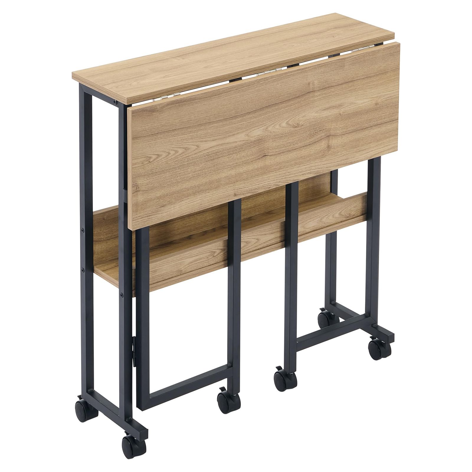 Felicita 折りたたみデスク テレワークデスク 幅70 奥行44 高さ70 75 cm 省スペース テーブル 机 コンパクデスク メラミン加工 木製 モニターアーム取付対応 SLDK