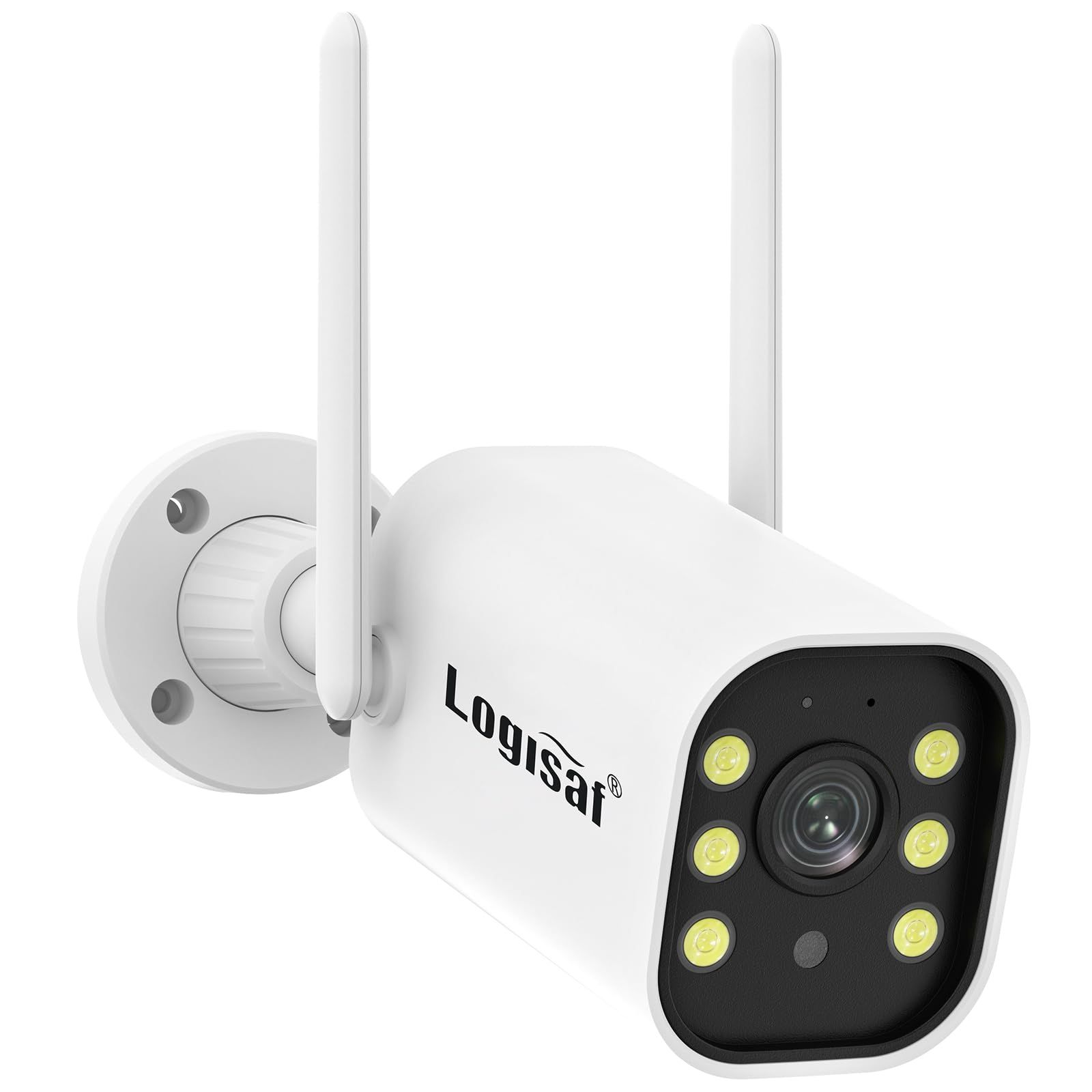 防犯カメラ 屋外 ワイヤレス Logisaf AI人体検知 増設 夜間 撮影 ワイヤレス防犯カメラ 利用不可 24時間録画 動体検知 遠隔監視 Eseecloudアプリ 警報通知 IOS Android 室内カメラ 双方向通話 日本