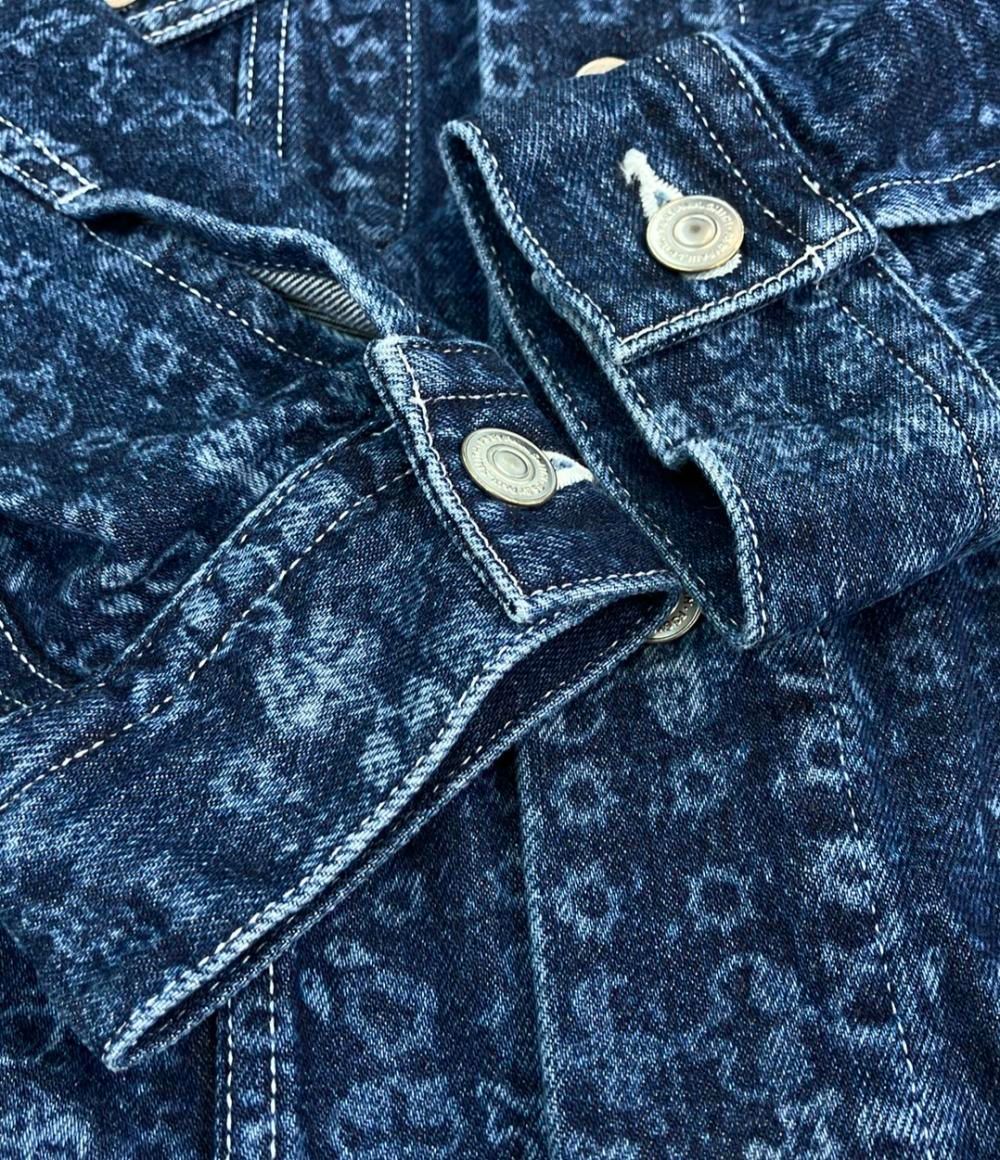 美品 ピーエスポールスミス デニムジャケット Laser Etched Dyeing PY