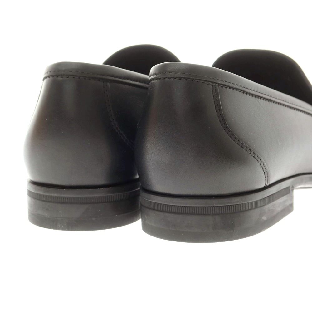  サルヴァトーレフェラガモ Salvatore Ferragamo モカシンローファー ブラック サイズ8 メンズ デッキシューズ 靴