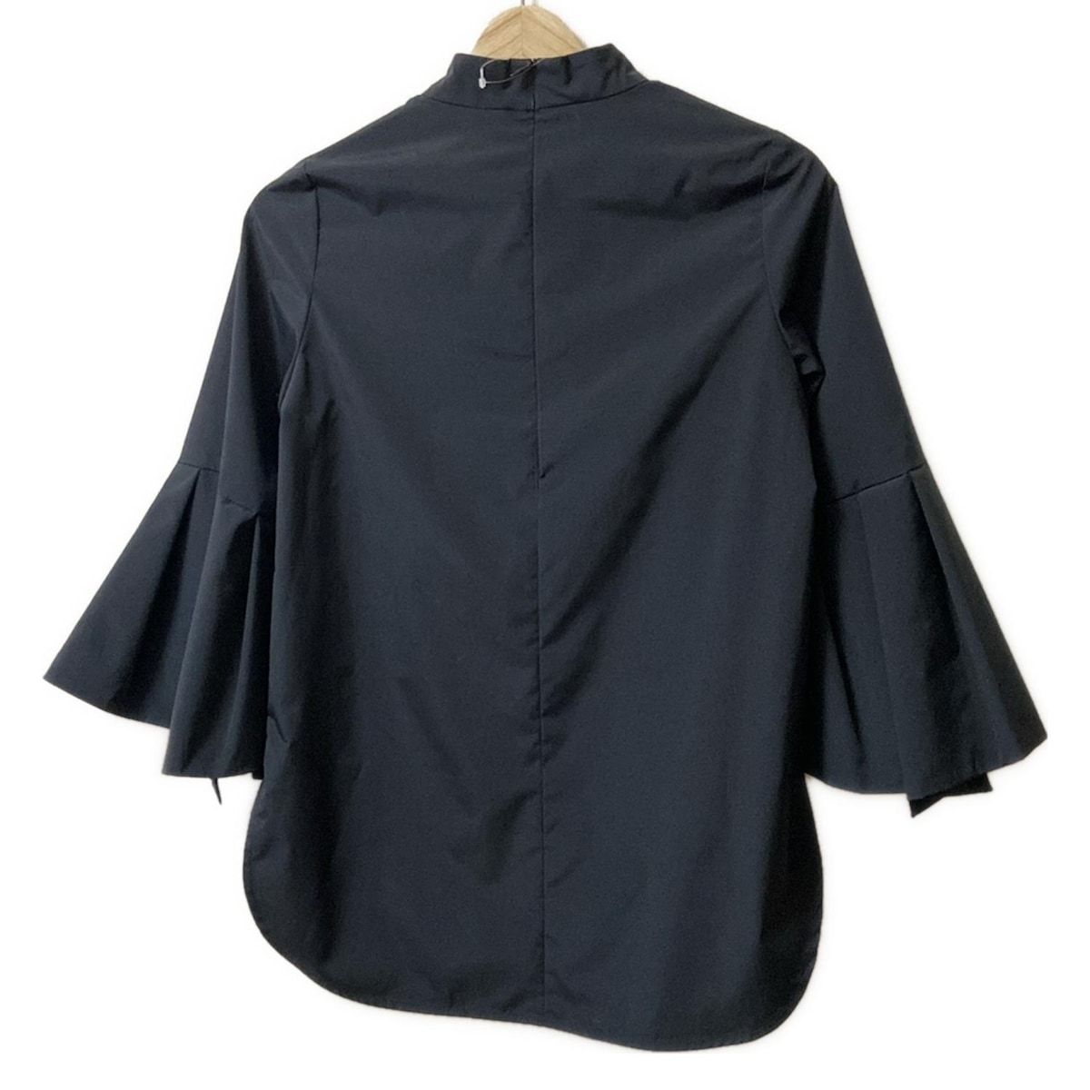 M-PREMIER エムプルミエ チュニック サイズ32P レディース - 黒 ハイネック 七分袖