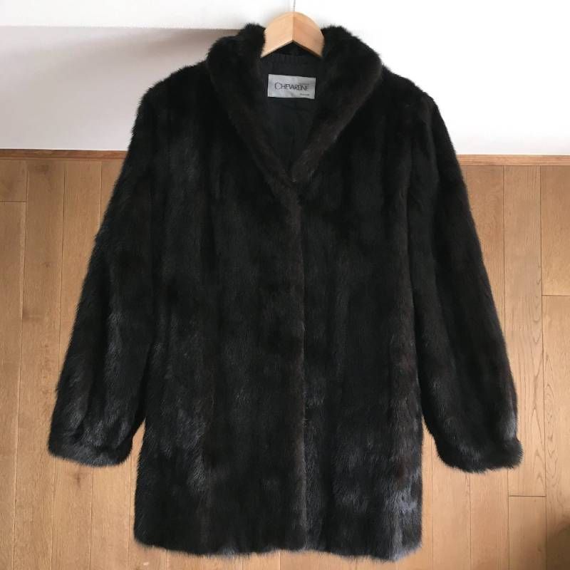 美品 シュヴァレーヌ CHEVAREINE 前田毛皮 SAGA MINK 柔らか ミンク