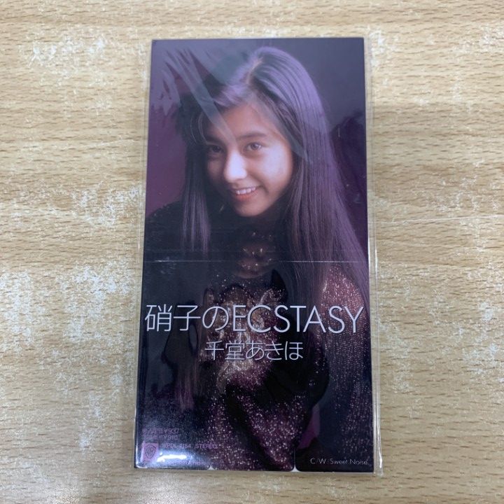 ○01)【1点限り!】千堂あきほ/硝子のEcstasy/WPDL-4154/国内盤/8cm