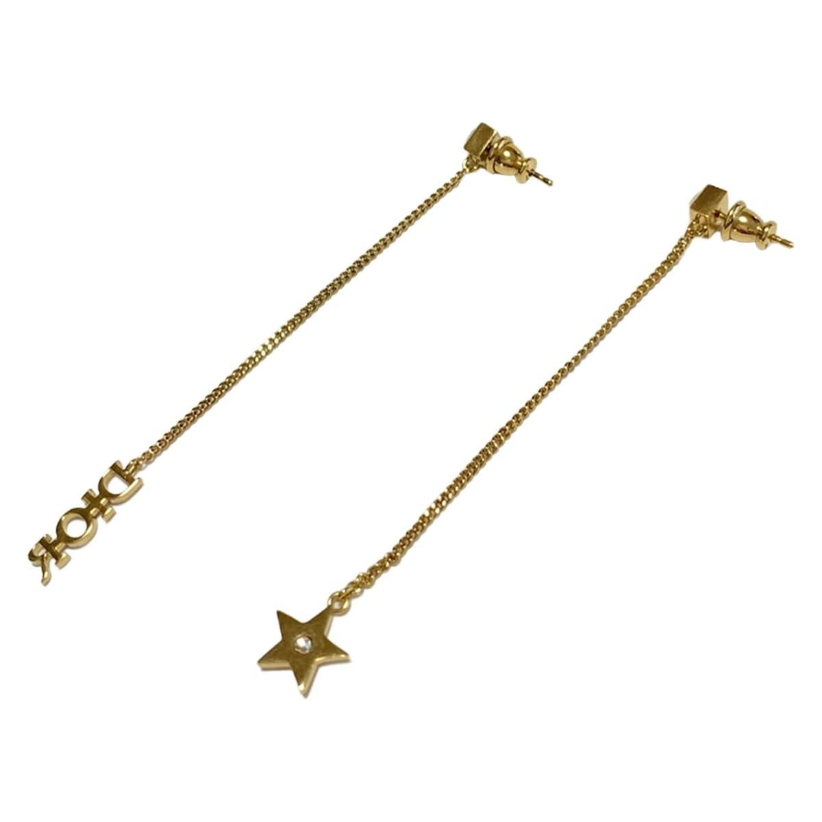 DIOR ChristianDior ディオール クリスチャンディオール ピアス ゴールド スター 星