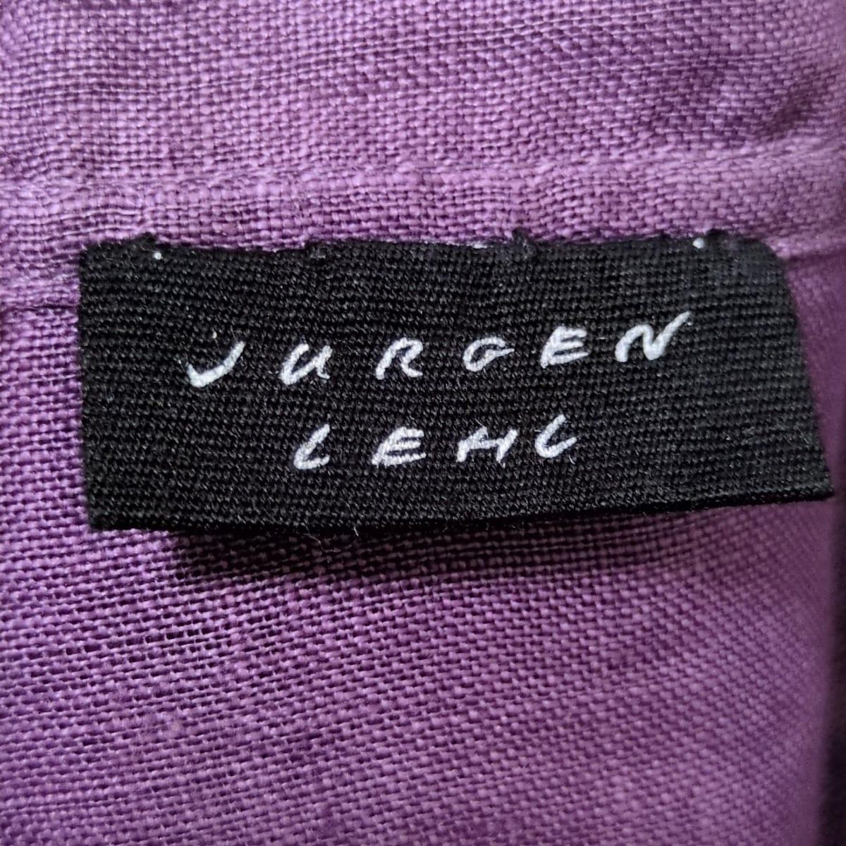 ヨーガンレール・シャツ、ブラウス Jurgen Lehl - JURGEN LEHL / ヨーガンレール | リネン混 ノーカラー