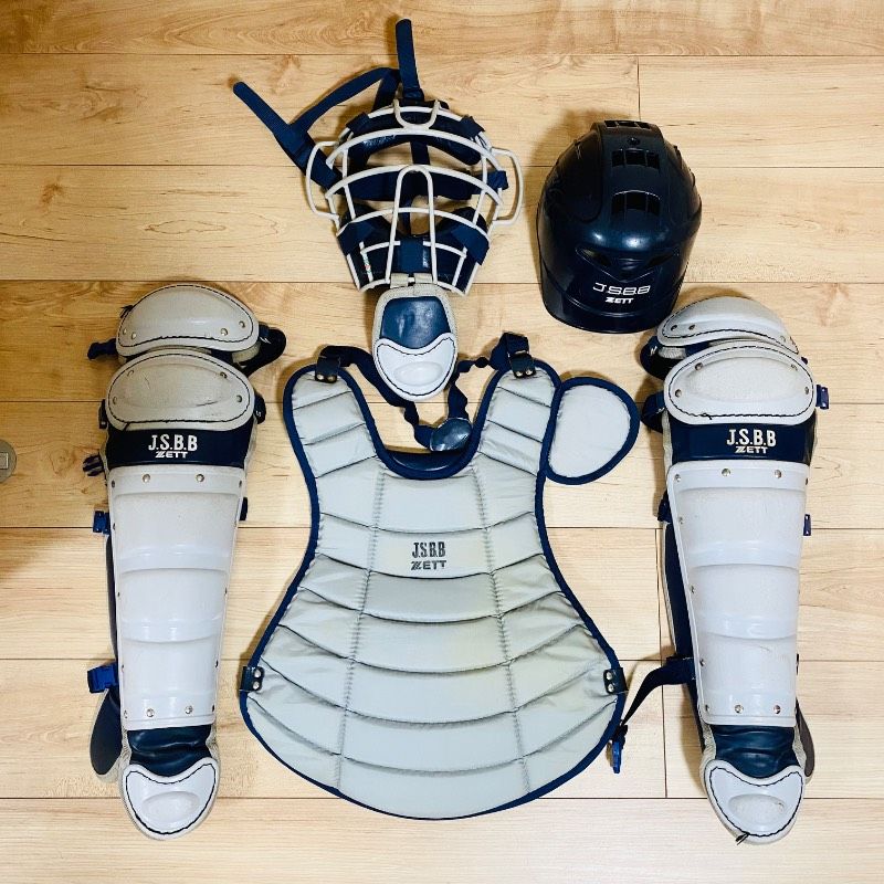 ゼット ZETT 一般 軟式 キャッチャー 捕手 プロテクターセット ヘルメット マスク レガース スロートガード 防具