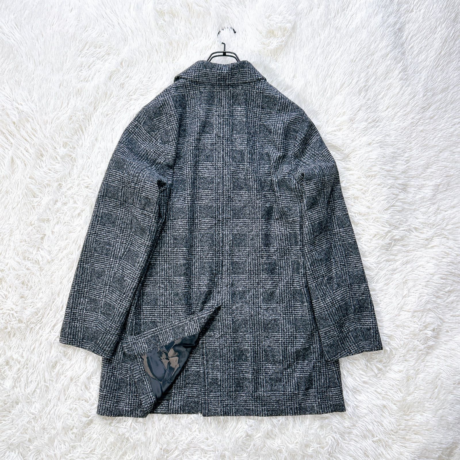 マッキントッシュロンドン【FLEX JERSEY】ツイードシングルコート 極美品 MACKINTOSH LONDON マッキントッシュロンドン FLEX JERSEY