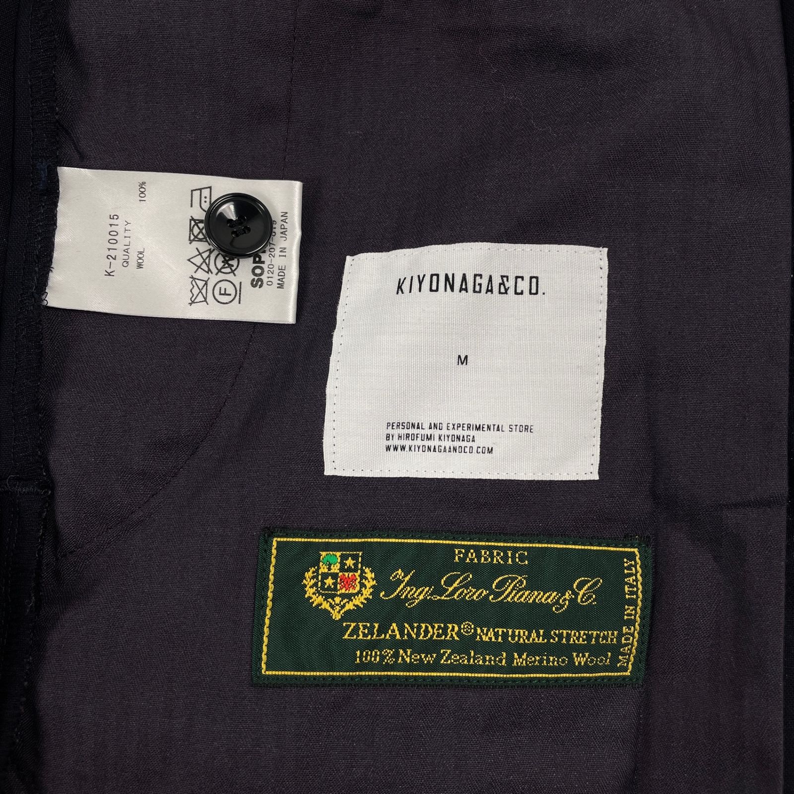 GRAMICCI KIYONAGA&CO. グラミチ K-210015 EASY SLACKS by Loro Piana