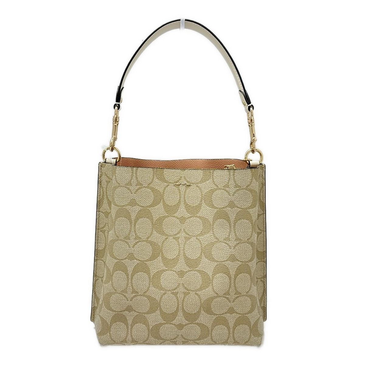 COACH コーチのモリー バケット バッグ 22 シグネチャー キャンバス 