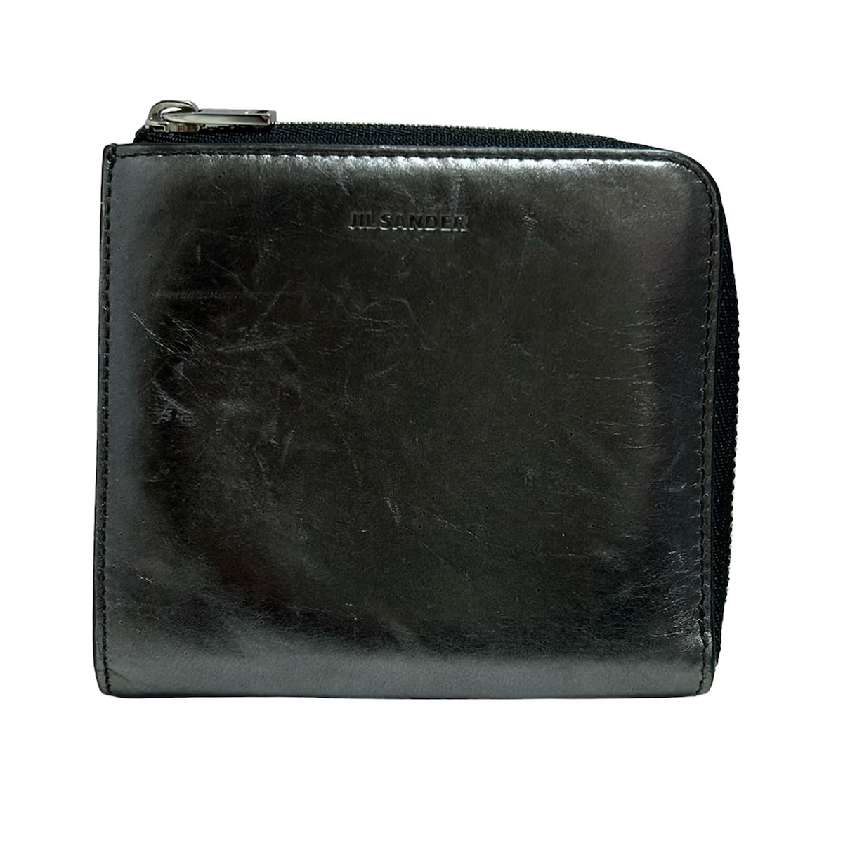 JILSANDER(ジルサンダー) コインケース - 黒 L字ファスナー レザー
