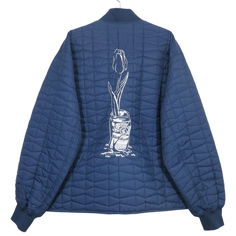 Wasted Youth ウエステッド ユース QUILT PUFF JACKET キルティング パフジャケット ネイビー アウター サイズXL novz