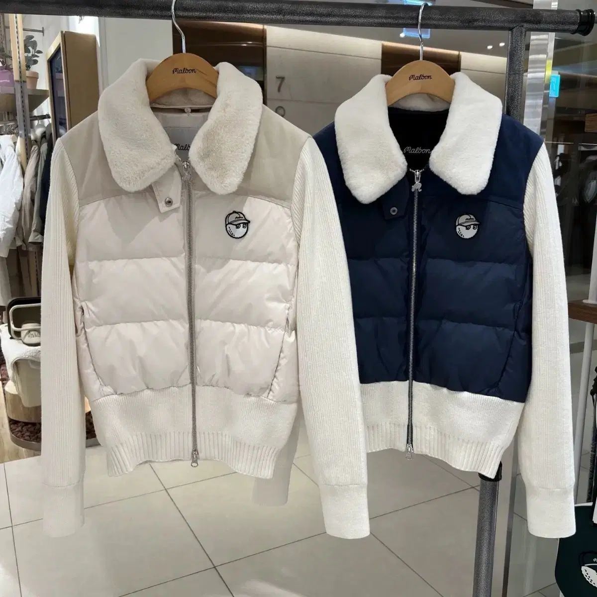 マルボンゴルフ MALBON GOLF レディース ゴルフウェア ダウン アウター ジャケット