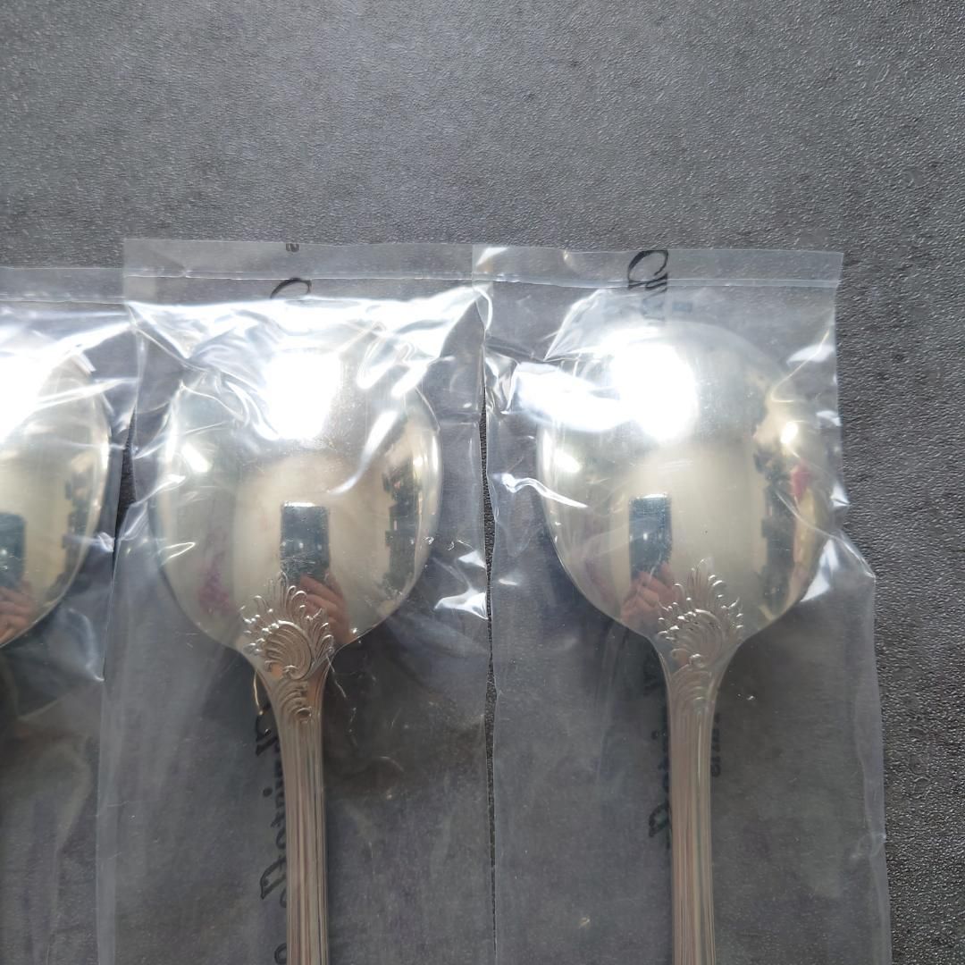 クリストフル マルリー コンソメスプーン 未開封 4点 クリストフル マルリー コンソメスプーン 未開封 4点 希少 美品