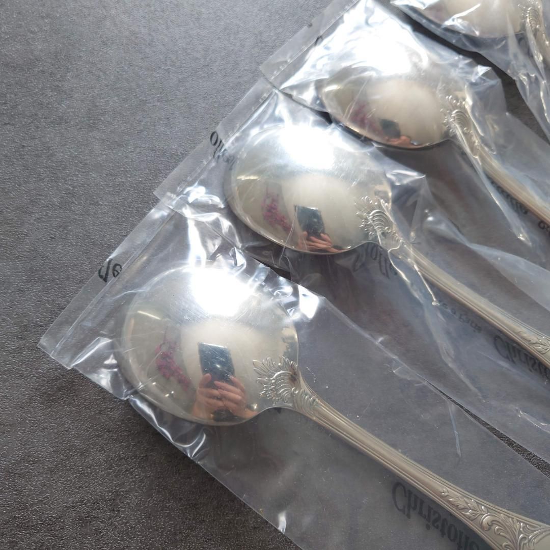 クリストフル マルリー コンソメスプーン 未開封 4点 - メルカリ