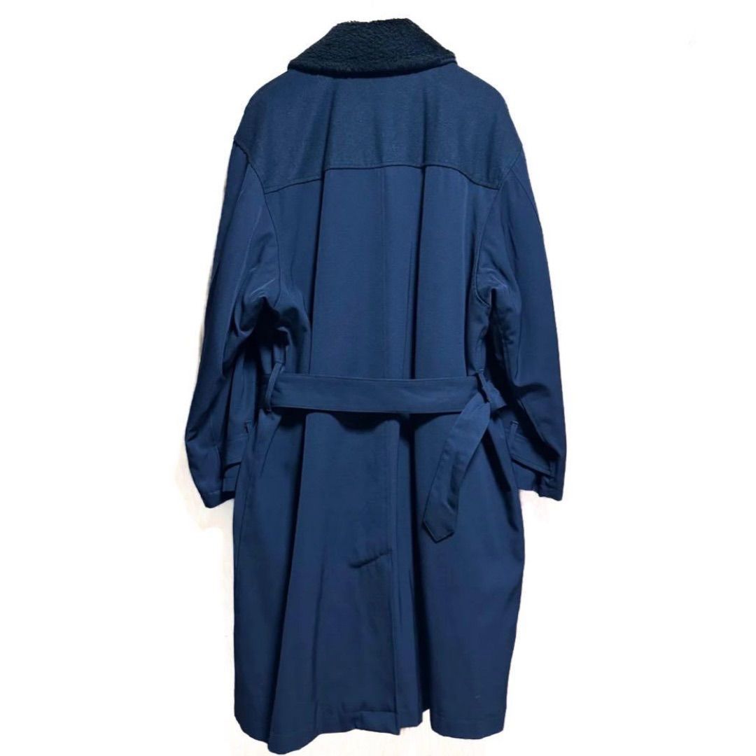 marithe francois girbaud マリテフランソワジルボー VINTAGE CLOSED M.F.G 裏 キルティング 総柄 ギャバジン 切替 コート ロングコート