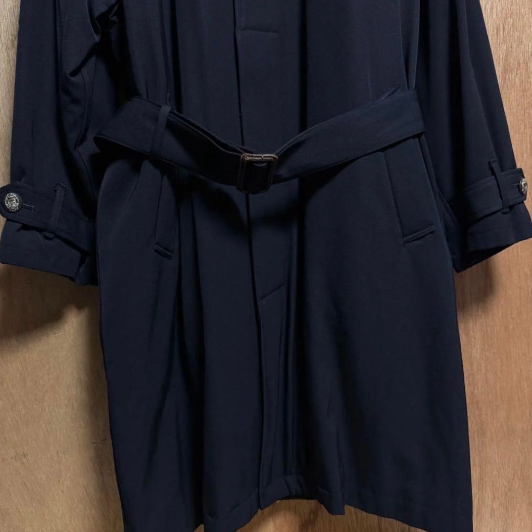 marithe francois girbaud マリテフランソワジルボー VINTAGE CLOSED M.F.G 裏 キルティング 総柄 ギャバジン 切替 コート ロングコート ODELLYA_COM